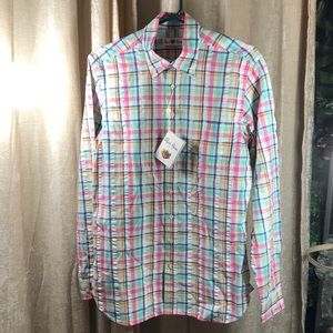 Alan Paine Country Checked Button Down Shirt EU Small